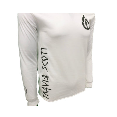 Travis Scott flame Logo long sleeve t-shirt