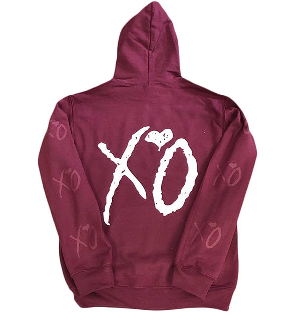 The Weeknd Starboy XO Hoodie, Concert Merch, Tour Clothing, (Purple Pr -  Custom City