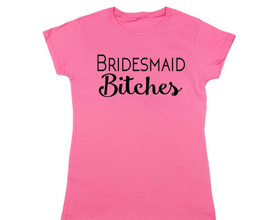 Bridal Party T-Shirts For Bride Bachelorette Maid Of Honor Bride Squad