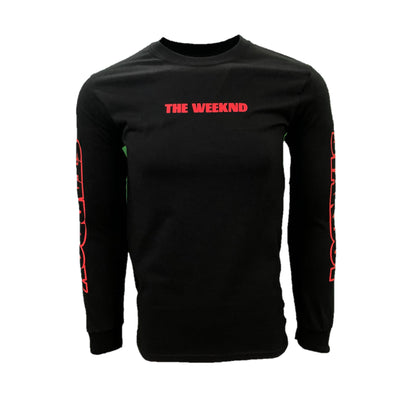 The Weeknd Starboy logo red block style t-shirt