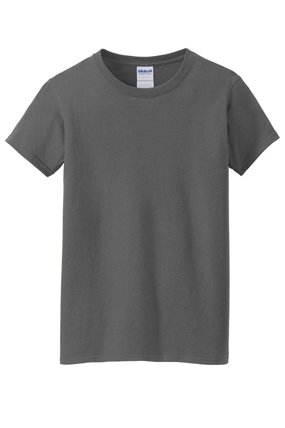 Gildan Blank T-Shirt - Unisex Style 5000 Adult Charcoal