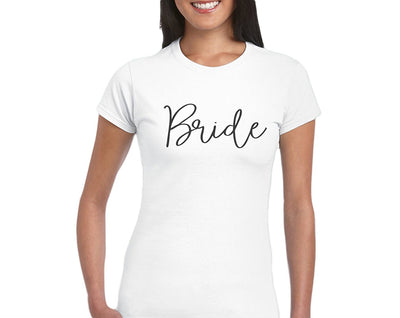 Bridal Party T-Shirt For Bride Bachelorette Maid Of Honor Bridesmaid Bride Squad