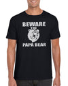 Beware The Papa Bear Grizzly Graphic T-Shirt Gift Idea For Men
