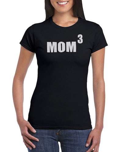 Mom To The Third Power T-Shirt Gift Idea For Women