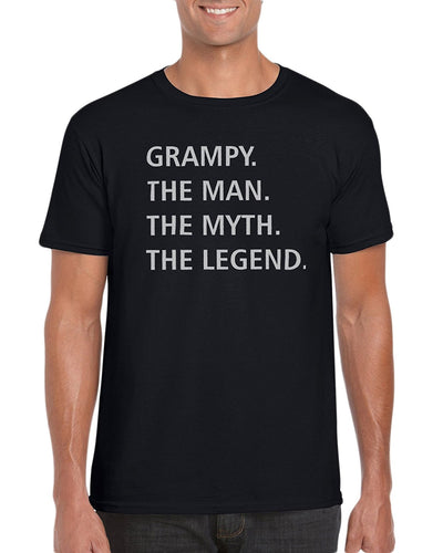 Grampy The Man. The Myth. The Legend. T-Shirt- Gift Idea For Grandpa