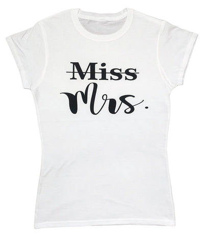 Miss To Mrs Bridal Party T-Shirt For Bride Squad Maid Of Honor Bridesmaid