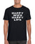 The Red Garnet Happy Wife Happy Life Husband T-Shirt Gift Idea For Men