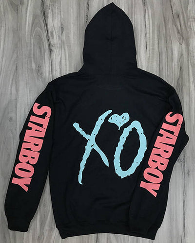 The Weeknd XO Hoodie Legend Of The Fall (Coral/Teal Logo)