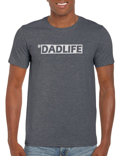 The Red Garnet Hashtag #Dadlife T-Shirt Gift Idea For Men - Funny Dad Gag Gift