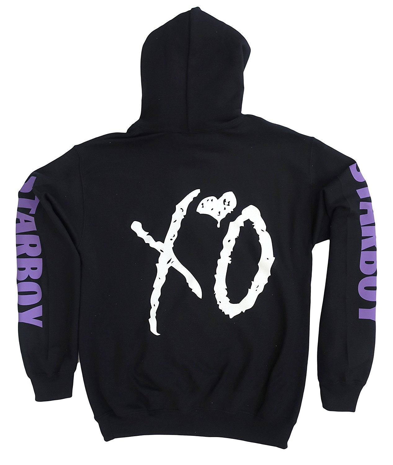 The Weeknd Starboy XO Hoodie, Concert Merch, Tour Clothing, (Purple Pr -  Custom City