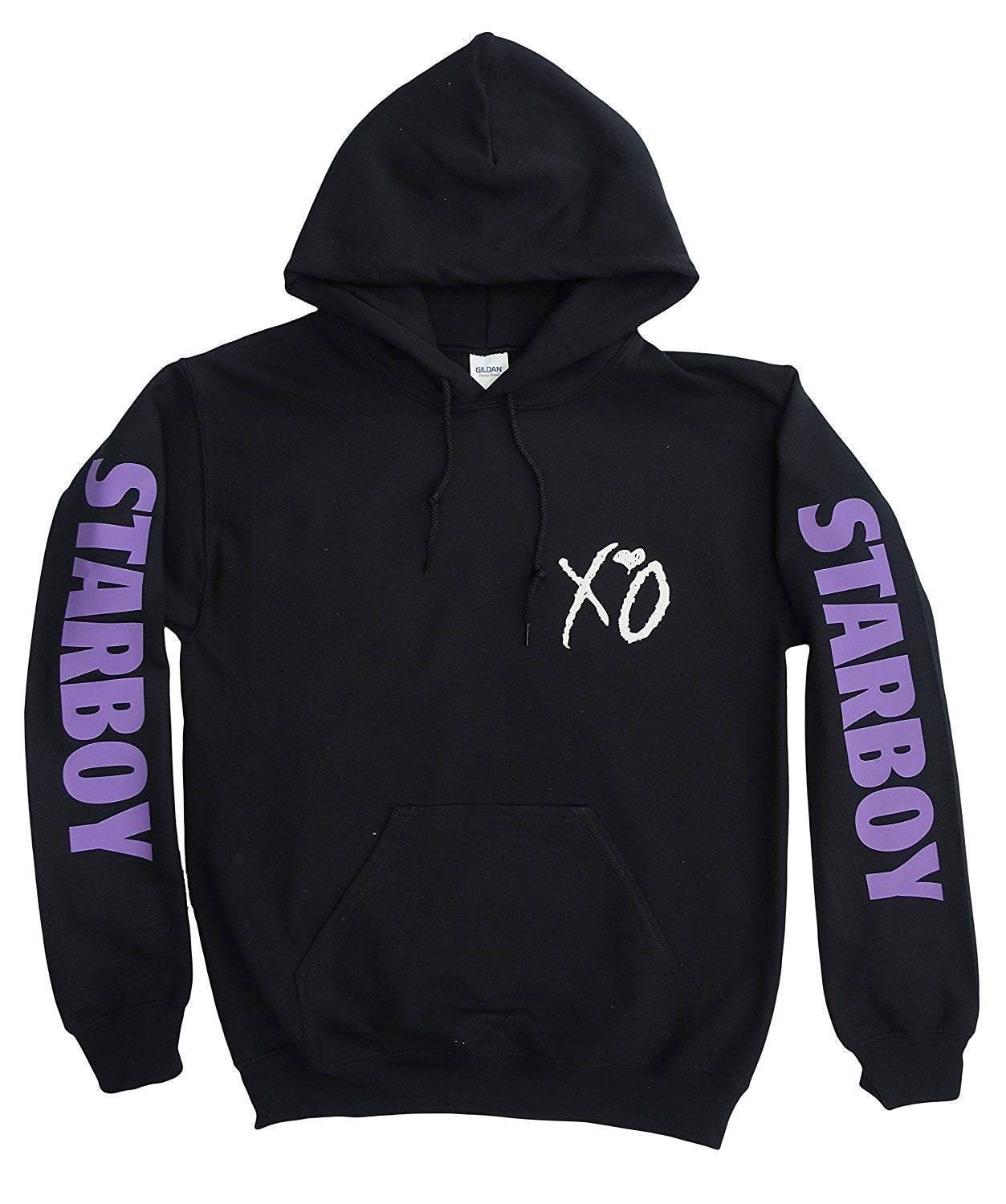 The Weeknd Starboy XO Hoodie, Concert Merch, Tour Clothing, (Purple Pr -  Custom City