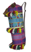 Multi-color tassel Linen Cotton Thread Yoga Mat Bag